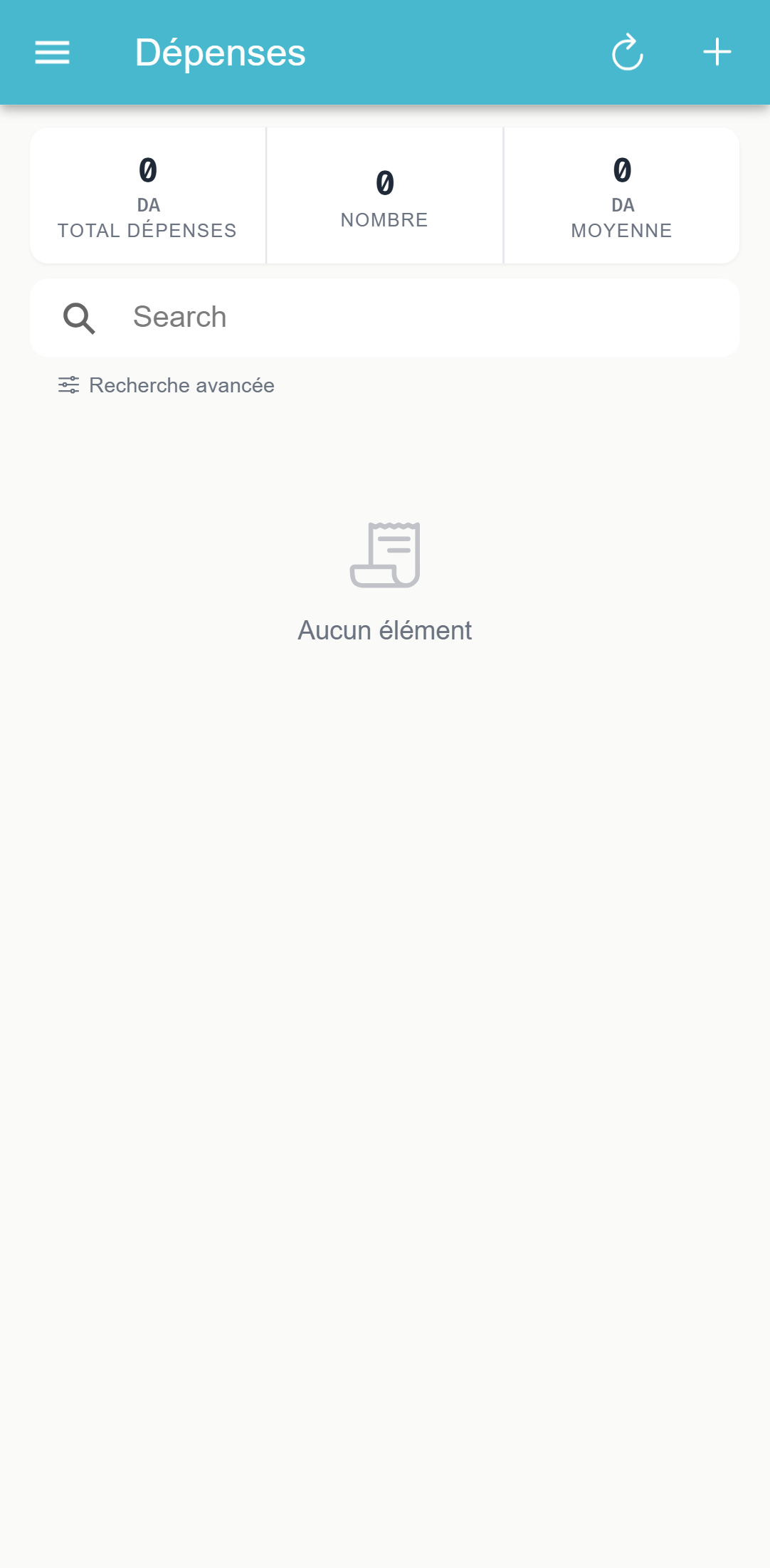 Écran MagtechPro sur téléphone — Dépenses