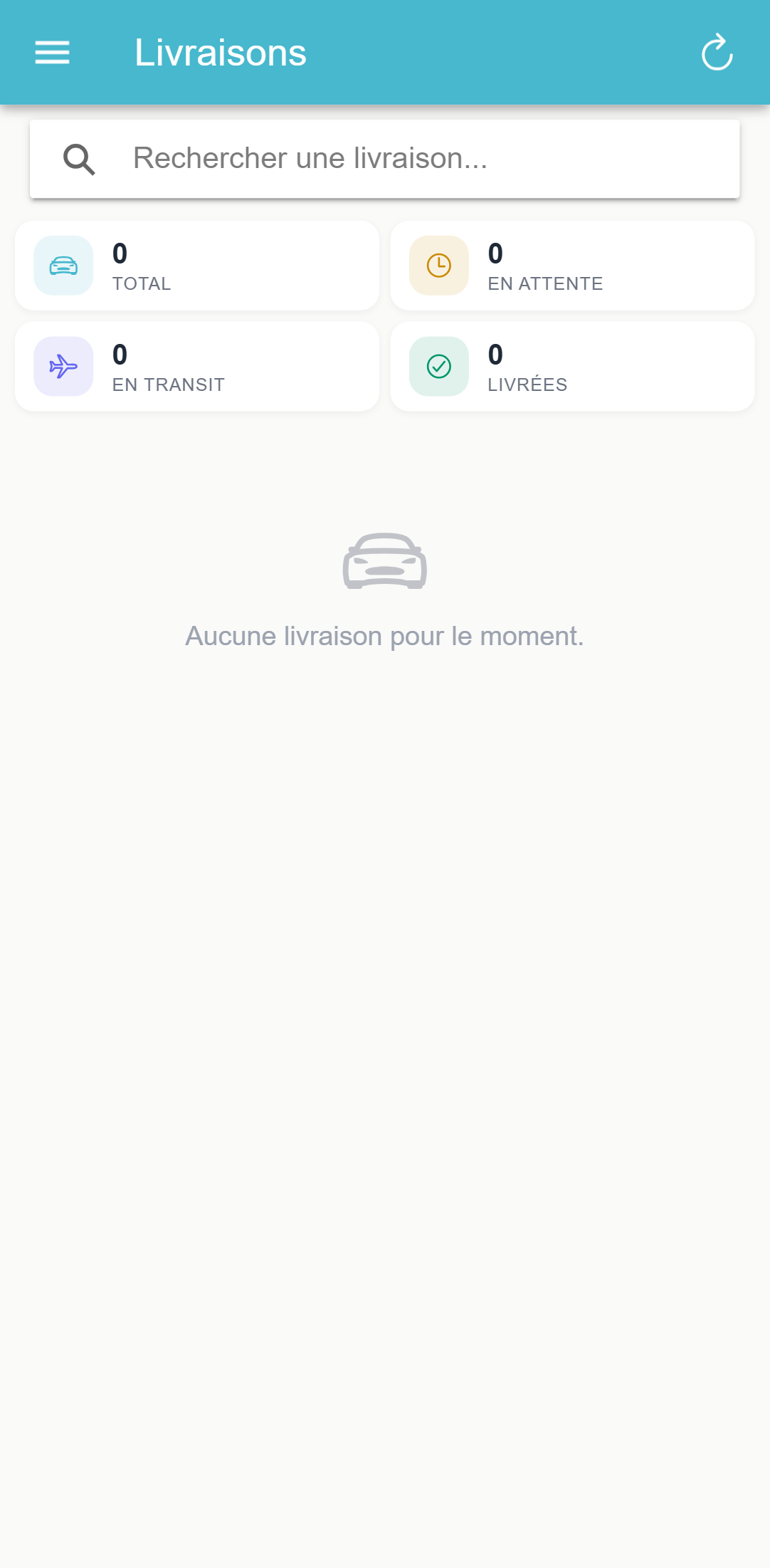 Écran MagtechPro sur téléphone — Livraisons
